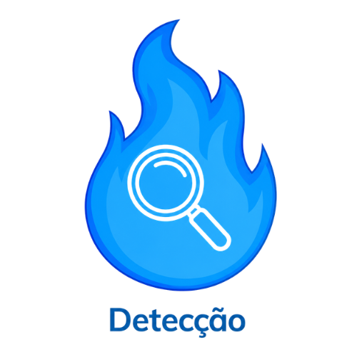 Detecção de vazamento de gás por ultrassom, sem quebra